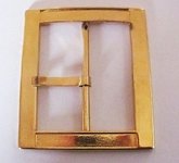 Gesp goudkleur doorvoer 60 mm