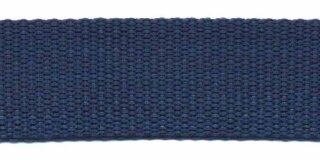 Tassenband 2,5 cm donkerblauw zware kwaliteit