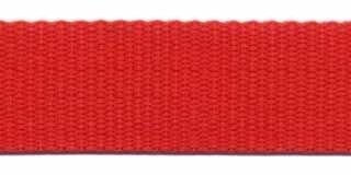 Tassenband 2,5 cm rood zware kwaliteit