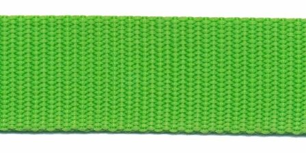 Tassenband 3 cm appelgroen zware kwaliteit