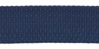 Tassenband 3 cm donkerblauw  zware kwaliteit