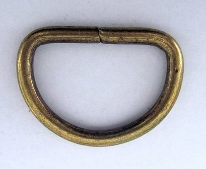 D ring brons 50 mm doorvoer 40 mm