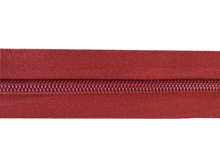 Rits van de rol 6 mm cognac per meter