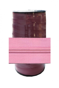 Rits van de rol 6 mm roze per rol van 50 meter