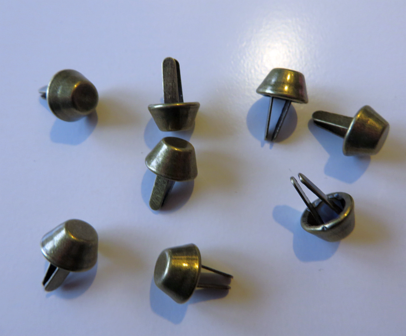 Bodemdoppen - basestuds brons 10 mm