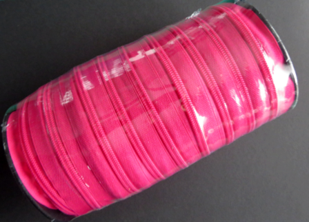 Rits van de rol 6 mm fuchsia per rol van 50 meter