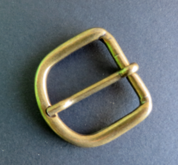 Gesp brons doorvoer 3 cm
