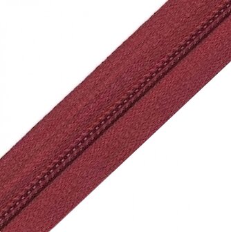 Rits van de rol 6 mm bordeaux per meter