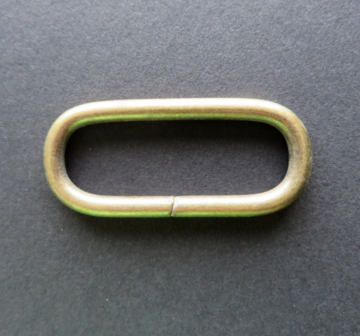 Ovale  ring 61 mm extra zwaar voor 5 cm breed band