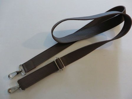 Leren verstelbare schouderband tot 150 cm Bruin