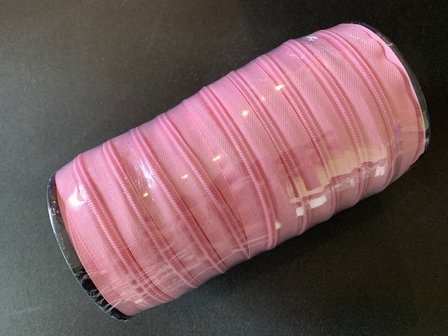 Rits van de rol 6 mm roze per rol van 50 meter