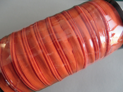 Rits van de rol 6 mm oranje rol van 50 meter