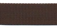 Tassenband 2,5 cm bruin zware kwaliteit