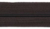 Rits van de rol 4 mm zwart per meter