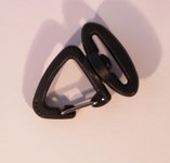 Aanbieding Kunststof musketon voor 30 mm breed band lang 50 mm